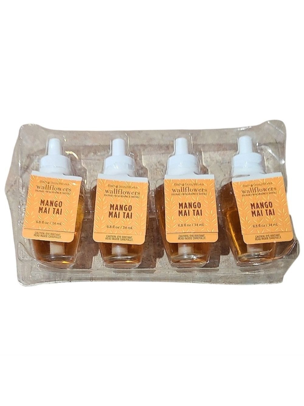MANGO MAI TAI 4-PIECE WALLFLOWER FRAGRANCE REFILLS BY BATH AND BODY WORKS